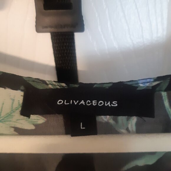 Olivaceous Floral Maxi Dress Size L – Blossom into a Walking Garden Catastrophe! - Picture 3 of 6